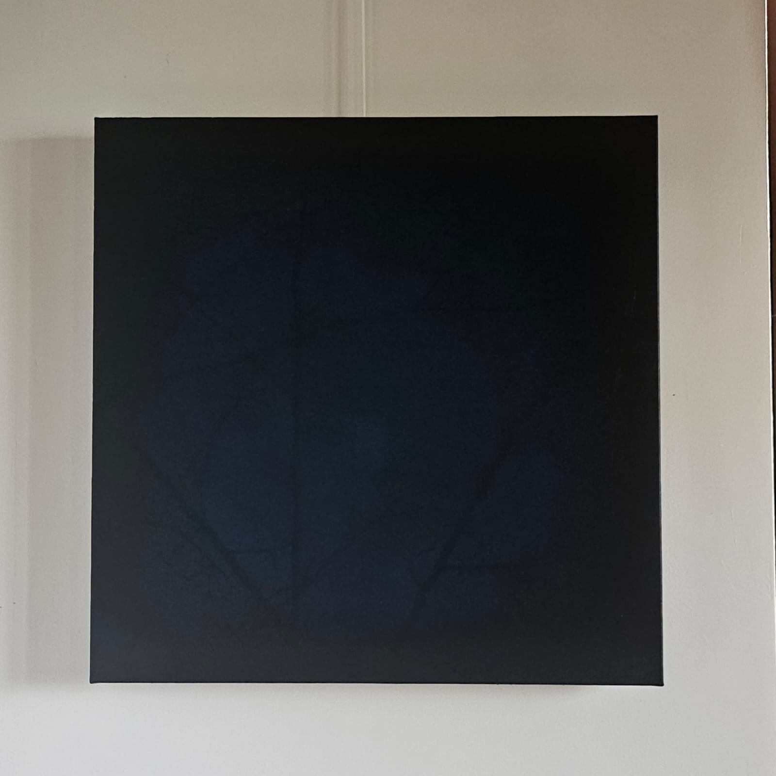 Écho, huile sur toile, 90x90cm, J. Perret