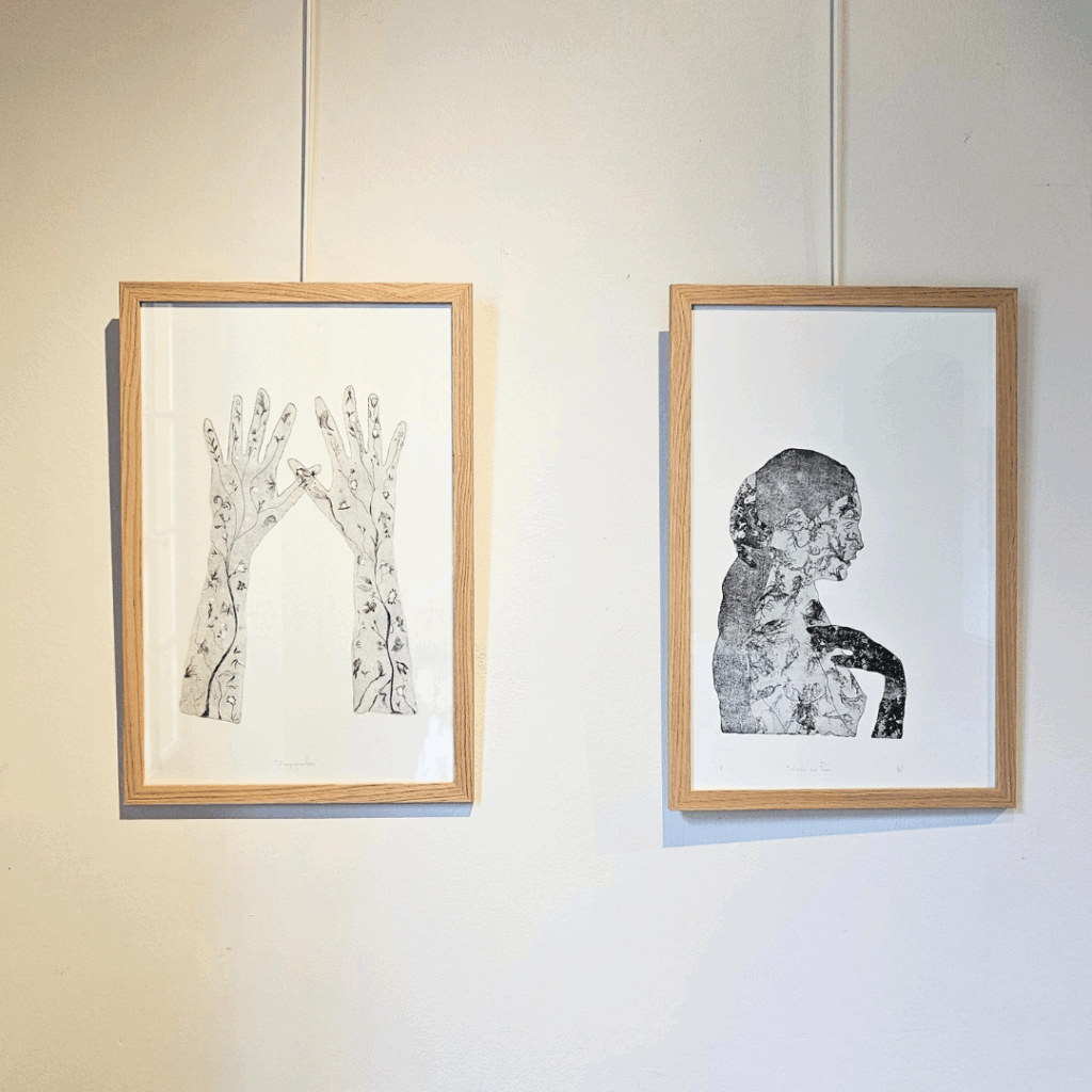Imprégnées et Lichen sur la peau, Sophie Decouz Ruiz